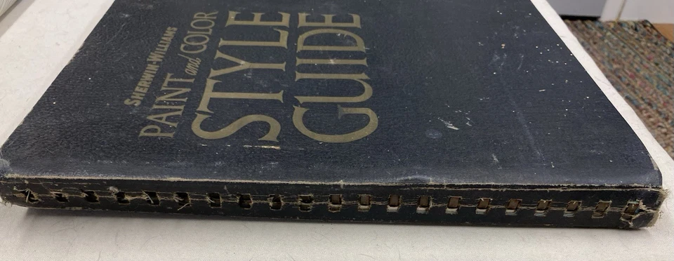 RARE! Sherwin Williams Paint & Color Style Guide 1942 Vintage Book Lg - Image 4 of 4