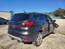 2017 2018 2019 Ford Escape Titanium Oem Gray Leather Front Left Seat