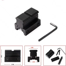 11mm Dovetail to 20mm Extension Weaver Picatinny Rail Scope Mount Base Adapter