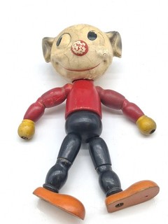 RARE “PETE” 1927 WALTER LANTZ Cartoon Character Wooden Doll