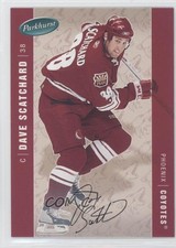 2005-06 Parkhurst Facsimile Auto 50/100 Dave Scatchard #375 0f8