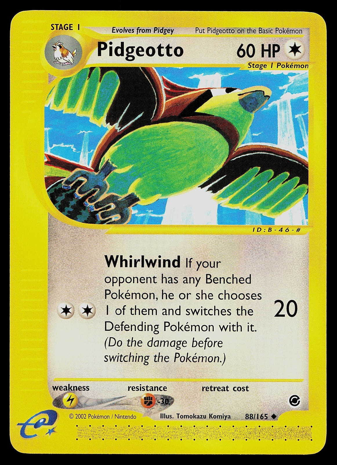 Pokemon Card - Pidgeotto Expedition 88/165 Uncommon