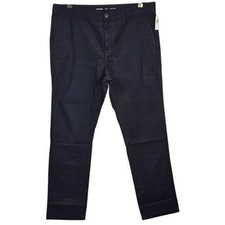 Old Navy Lived In Chino Pant 38x32 Slim Black Cotton Business Casual Office