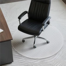 Office Chair Mat for Carpet 36x36 Inch PVC Plastic Protector Rolling Pad