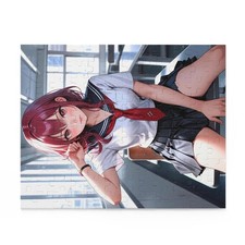 Innocence Unveiled: Young Student Portrait, Stylized Artistic Representation -