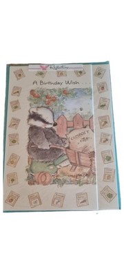 Reflections A Birthday Wish Geschenkbuch Dachs Garten Samen Geburtstag Englisch
