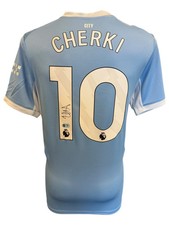 RAYAN CHERKI SIGNED MANCHESTER CITY FC 2026/27 HOME SHIRT (ACG CERT AG19187)