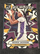 2025 Panini Donruss WNBA My House Rickea Jackson #13 Press Proof Purple