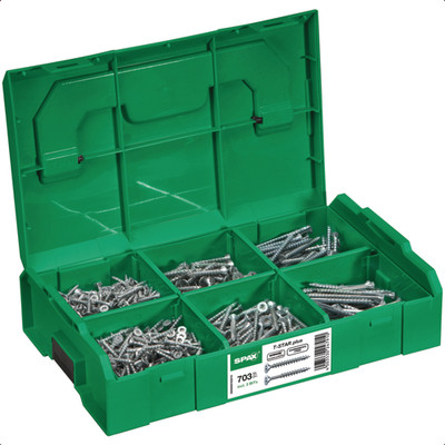 SPAX Montagekoffer L-Boxx Mini Senkk. WIROX