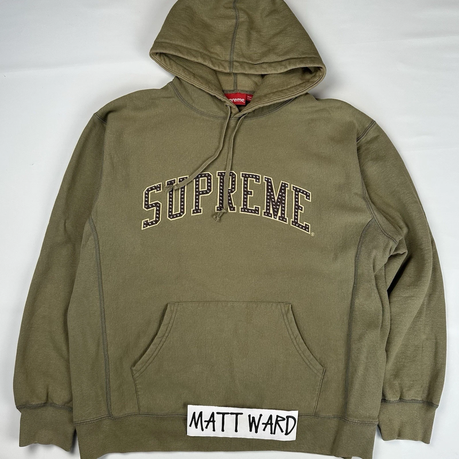 Sweat à capuche Supreme Studded Arc Stars Large
