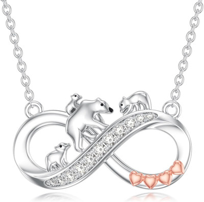Animal Necklace 925 Sterling Silver Cat/Dog/Elephant/Rabbit/Owl/Phoenix Pendant 