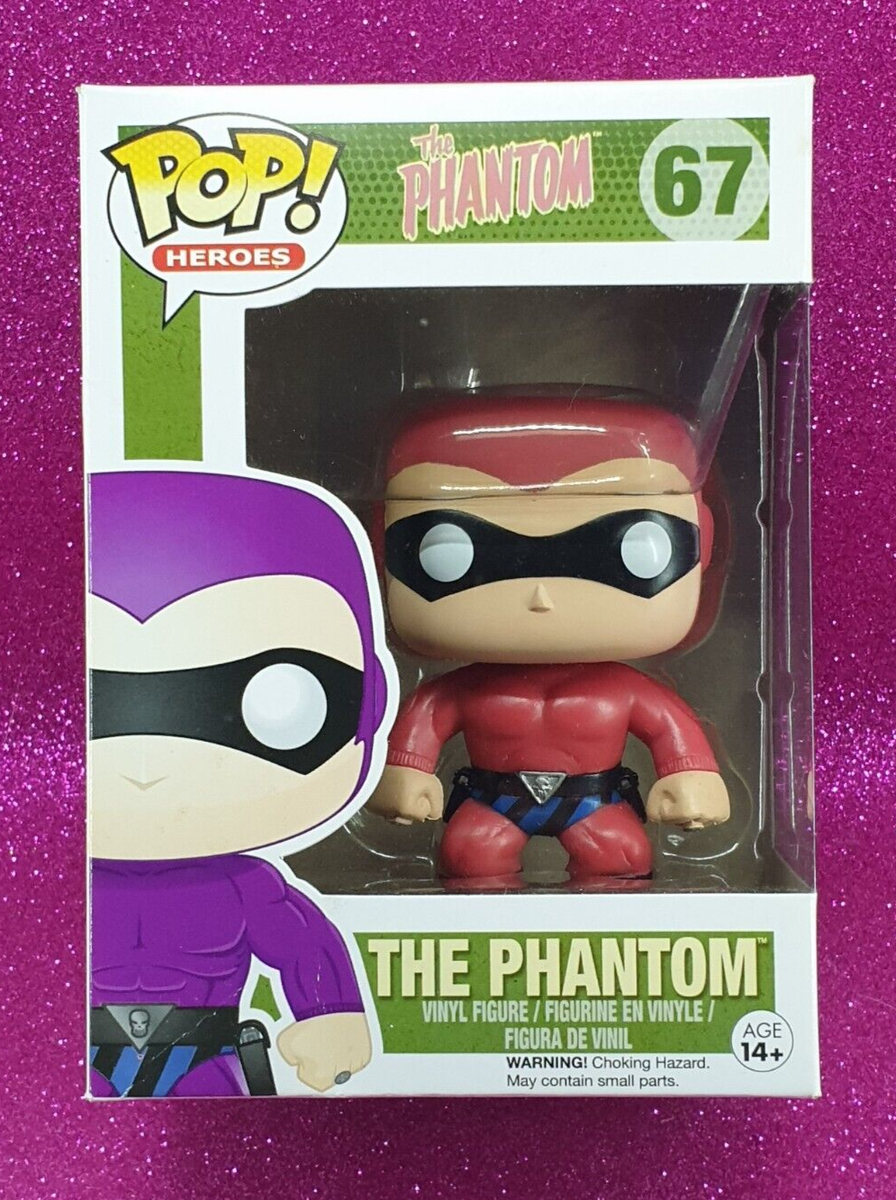 FUNKO POP HEROES THE PHANTOM #67 THE PHANTOM (RED) VAULTED