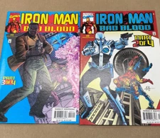 Marvel Comics Book: Iron Man Bad Blood Run # 2 & 3 - Lot of 2
