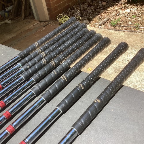 hogan edge forged iron set 2-E Wedge 9 Clubs, Hogan Apex 3 R Flex Steel Ex Grips - Picture 10 of 13