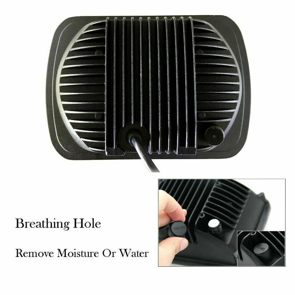 Светодиодная фара дальнего/ближнего света 4x6 дюймов подходит для Chevrolet Western Star 4900 Semi Truck - Изображение 4 из 4