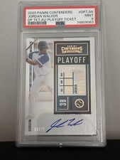 2020 Panini Contenders Playoff Ticket Jordan Walker /18 PSA 9 Mint Cardinals 🔥