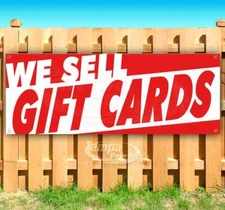 WE SELL GIFT CARDS Advertising Vinyl Banner Flag Sign Many Sizes
