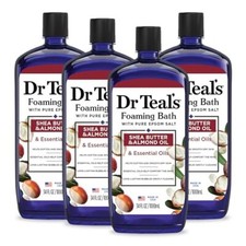 Dr Teal's Foaming Bath with Pure Epsom Salt Shea Butter  Almond 34 fl oz Pac...