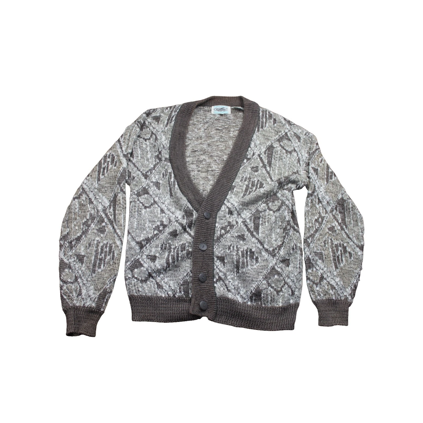 Acrylic Blend 1990s Vintage Sweaters for Men