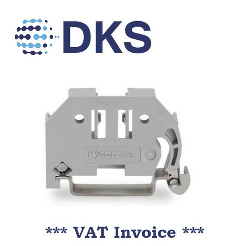 Wago 249-116 Screwless End Stop 6mm for DIN-Rail 35 001330 | eBay