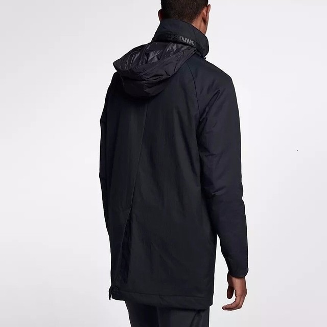 nike air max woven lightweight jacket black