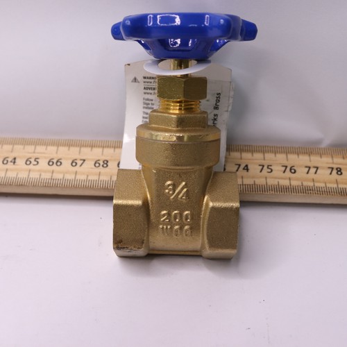 Homewerks Threaded Gate Valve Brass 125psi 3/4" 170-2-34