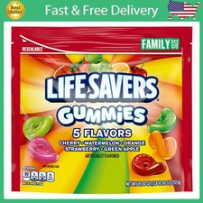 Life Savers 5 Flavors Gummy Candy, Family Size - 26 oz Bag