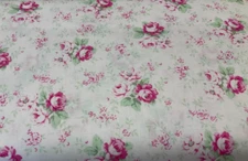 FREE SPIRIT FABRICS - SLIPPER ROSES #PWTW091-WASHED ROSES BY TANYA WHELAN-BTY