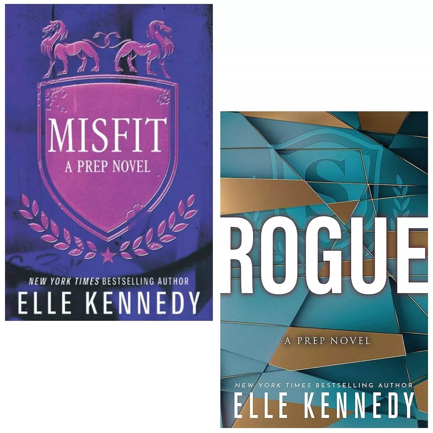 Prep Series Collection 2 Books Set By Elle Kennedy Misfit, Rogue Paperback