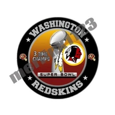 Washington Redskins 3-Time Super Bowl Champions Golf Ball Marker NFL