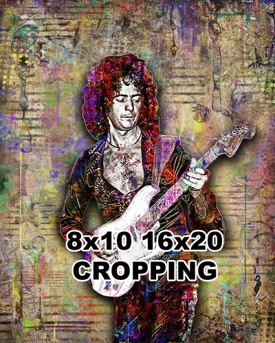 Ritchie Blackmore Deep Purple 8x12in Poster, Deep Purple Music Art Free Ship US - Picture 4 of 5