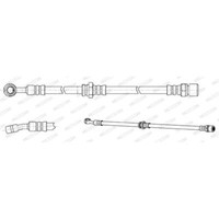 Ferodo Bremsschlauch FüR Chevrolet Nubira Kombi Lacetti J200 1.6 1.4 16V 1.8