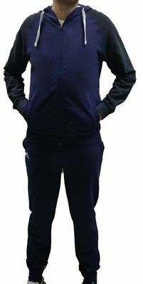 TUTA KAPPA UOMO DONNA UNISEX ASLIN BLU-MARINE SPORTIVA COTONE FITNESS  PALESTRA | eBay