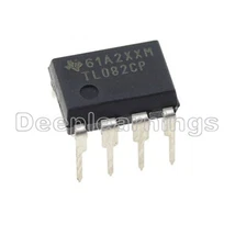 20 PCS TL082 IC TI DIP 8 JFET-INPUT OPERATIONAL AMPLIFIERS