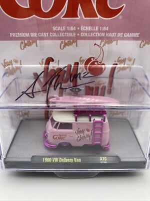 M2 Machines Very Cherry 1960 VW Delivery Van A10 Chase Autographed