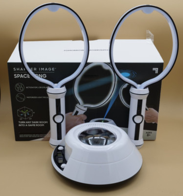 Sharper Image Virtual LED Space Pong  1 or 2 Players