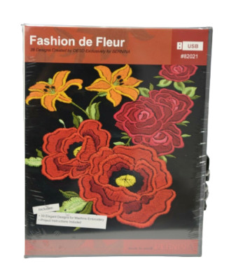 OESD Embroidery Designs  - Fashion de Fleur -USB 