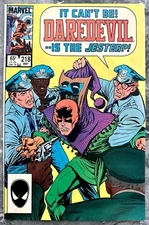 Daredevil 218 Keith Pollard Cover Sal Buscema Denny O’Neil FN- 1985