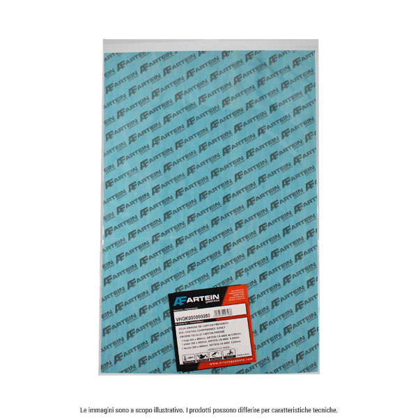 FOGLIO PER GUARNIZIONI DI CARTA PRESSATA ARTEIN 300X450MM SPESSORE 0,80MM