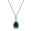 miniature 12  - Women 925 Silver Drop Earrings Necklace Ring Cubic Zirconia Wedding Jewelry Gift