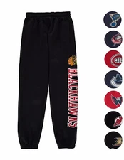 NHL Hockey Youth Critical Victory Majestic Fleece Sweat Pants 