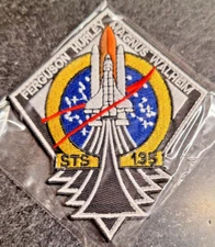 NASA Space Patch - Shuttle STS-135 Ferguson Hurley Magnus Walheim 4"x3.5" - NEW