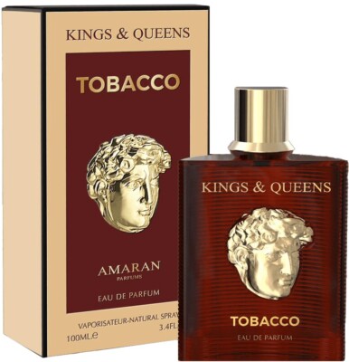 tobacco perfume women's Amaran King & Queens Tobacco Perfume 100 ML /3.40 FL OZ EDP Unisex Men  Women