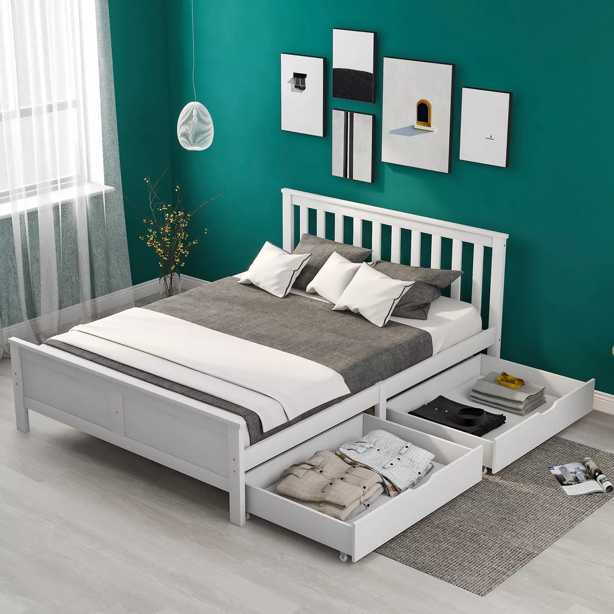 2 drawer bed frame deals