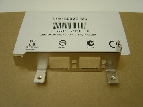 Short OEM Profile Bracket for Emulex LPe32002-M2, LPe16002B-M6, FC 2P & LPe12002 - Afbeelding 3 van 4