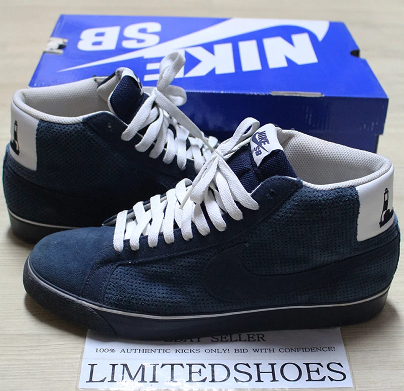 NIKE BLAZER PREMIUM SB POETS PHARE OBSIDIENNE 314070 401 US 11,5 GINO suprême