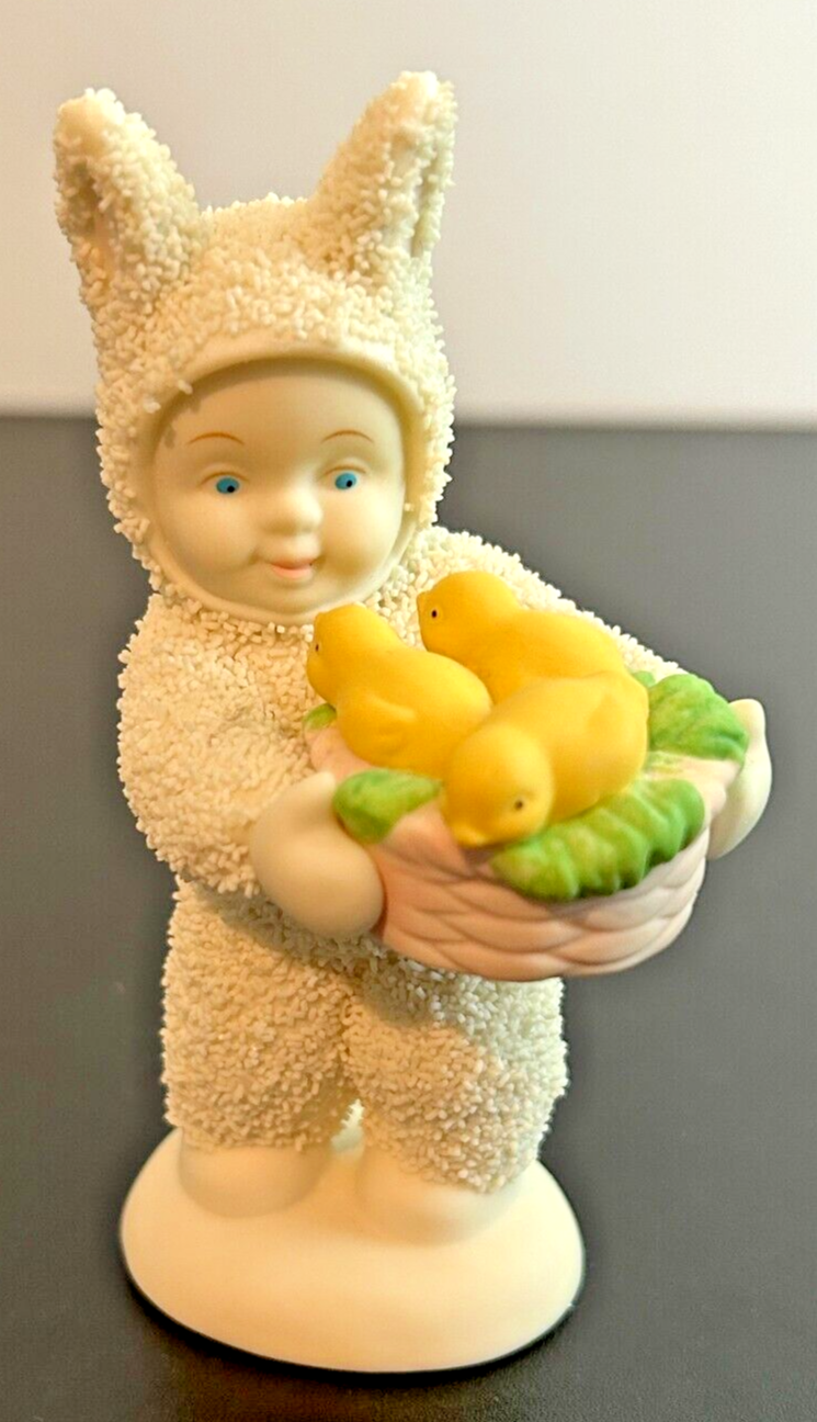 Dept 56 Snowbunnies A Basket of Joy Figurine