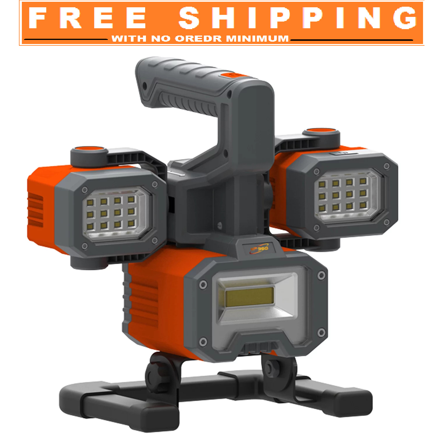 SIRIUS 2000 Lumens Rechargeable LED Worklight and Spotlight