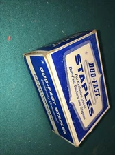 Box Of 5000 Staples For Duo-Fast Trackers & Staplers 5/16" No. 7510-C NOS