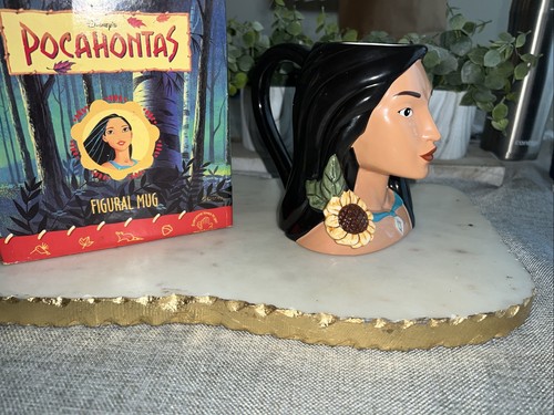 Pocahontas NEW Figural Mug 3D cup Applause vintage Ceramic - Picture 3 of 8
